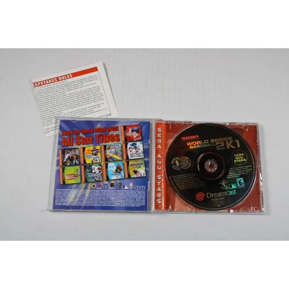 World Series Baseball 2K1 (Sega Dreamcast 2001) Sports Complete CIB w/Manual